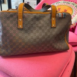 Authenticated Gucci rainbow 🌈 duffel bag